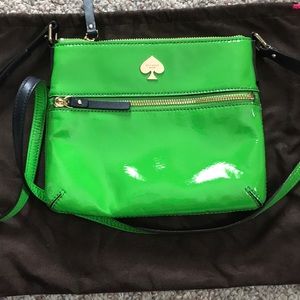Green and Navy Kate Spade Crossbody